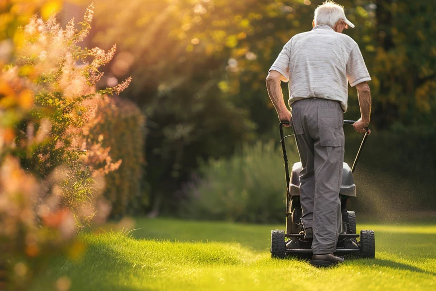 lithium battery operated lawn mowers